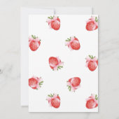 Berry First Birthday Invitation 1er Birthday Girl (Dos)