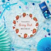 Berry First Birthday Papieren Bordje (Feest)