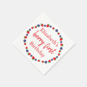 Berry First Birthday Servet (Hoek)