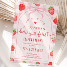 Berry First Birthday Strawberry