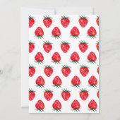 Berry First Birthday Strawberry Party Invitation (Dos)