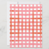 Berry First Strawberry 1er Invitation anniversaire (Dos)