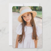 Berry fraise rouge doux Invitation d'anniversaire (Dos)