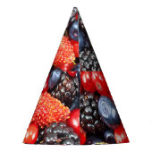 Berry-Fresh achtergrond mozaïek Feesthoedjes (Achterkant)