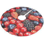 Berry-Fresh achtergrond mozaïek Kerstboom Rok (Gekanteld)