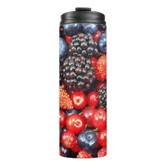 Berry-Fresh achtergrond mozaïek Thermosbeker