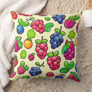 Berry Fruit Pattern Design Kussen