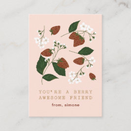 Berry Geweldige Strawberry Klasse Valentijn Kaart