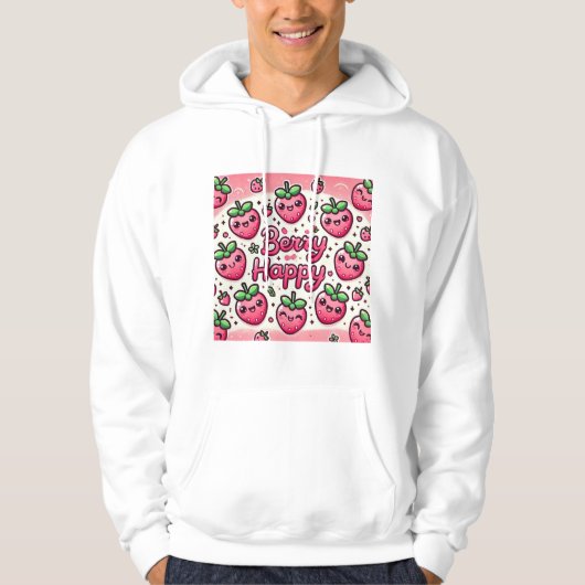 Berry Happy Hoodie (Voorkant)