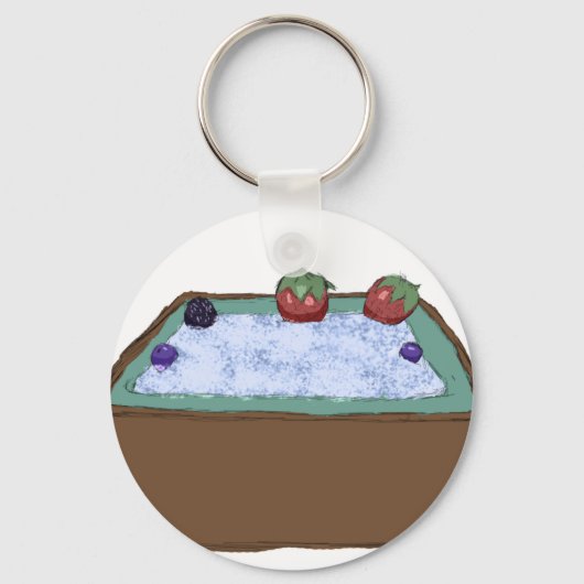 Berry Hot Tub Sleutelhanger (Voorkant)