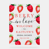 Berry In Love Fête des mariées fraise Bienvenue (Recto)