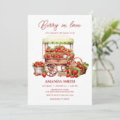 Berry In Love Invitation de la douche nuptiale (Debout devant)