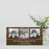 Berry Joyeux Carte photo de Noël (Debout devant)