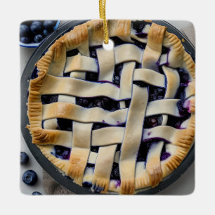 Berry Kerst Cutie Taart   Food Pun Humor Keramisch Ornament