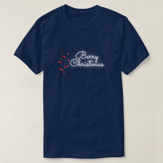 Berry kerst t-shirt (Design voorkant)