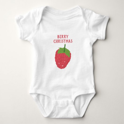 Berry kerstboomvrucht romper (Voorkant)