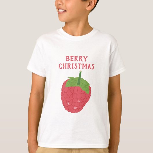 Berry kerstboomvrucht t-shirt (Voorkant)