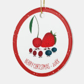 Berry Kerstcartoon Ornament (Links)