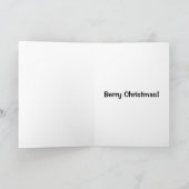 Berry Kerstmis! Feestdagen Kaart (Binnen)