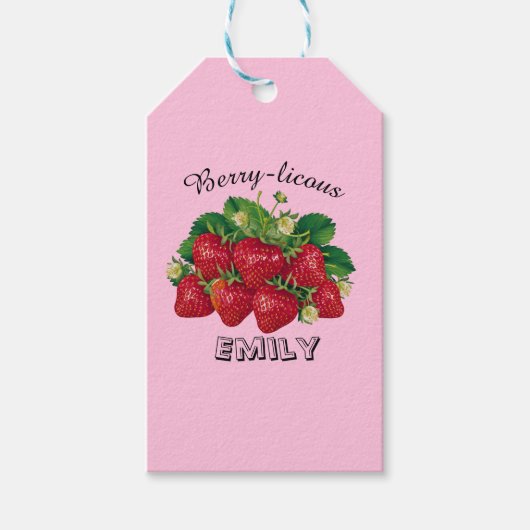 Berry-licous Cadeaulabel (Voorkant)
