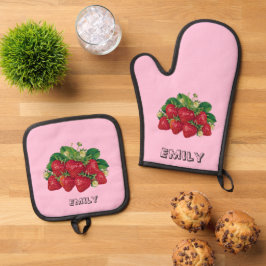Berry-licous ovenwant & pannenlap set