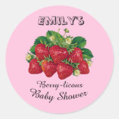 Berry-licous Ronde Sticker (Voorkant)