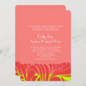 Berry Lime Delight Swirl Faire-part de mariage (Devant / Derrière)