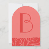 Berry Lime Delight Swirl Faire-part de mariage (Dos)