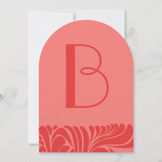 Berry Lime Delight Swirl Faire-part de mariage (Dos)