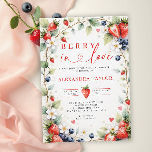Berry Love Botanische Bessen Tuin Bruidsdouche Kaart