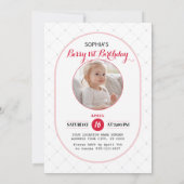 Berry Lovely First Birthday Party Invitation (Dos)