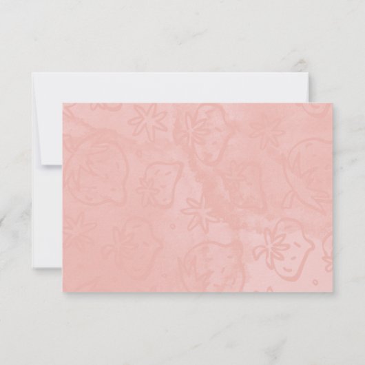 Berry Magical Fairy Girl Verjaardagsfeestje Bedankkaart (Achterkant)