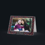 Berry Merry | Carte de voeux de vacances photo<br><div class="desc">Envoyez des voeux de vacances élégants et personnalisés avec ce carte photo de vacances élégant! Facile à customiser avec votre propre photo et texte.</div>