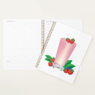Berry Milkshake Boire Spiral Planner