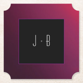 Berry minimalistisch papier Onderzetter