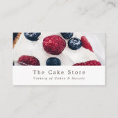 Berry Pie, Cake Maker, Cake Store Visitekaartje (Voorkant)
