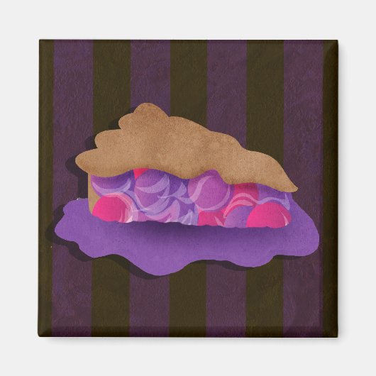 Berry Pie Mousepad Magneet (Voorkant)