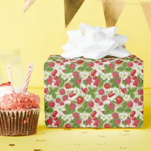 Berry & Pill Patroon Apotheek Cadeaupapier