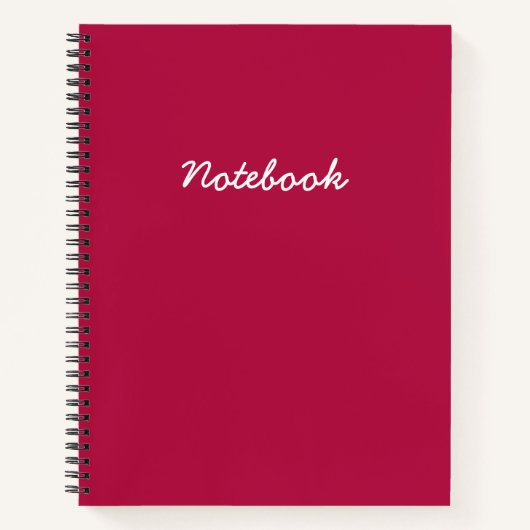 Berry Pink Notitieboek (Voorkant)