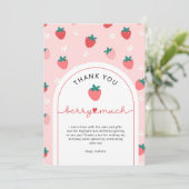 Berry Premier anniversaire 1er anniversaire Carte  (Debout devant)