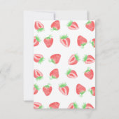 Berry Premier anniversaire Carte de remerciements  (Dos)