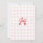 Berry Premier anniversaire Invitation Fraise Anniv (Dos)