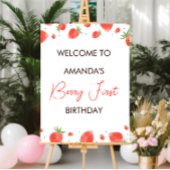 Berry Première Affiche de bienvenue d'anniversaire