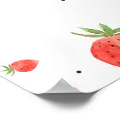 Berry Première Affiche de bienvenue d'anniversaire (Coin)