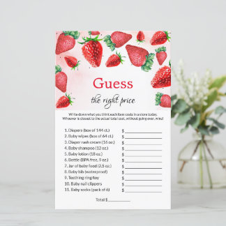 Berry Raad de juiste prijs Baby shower Games