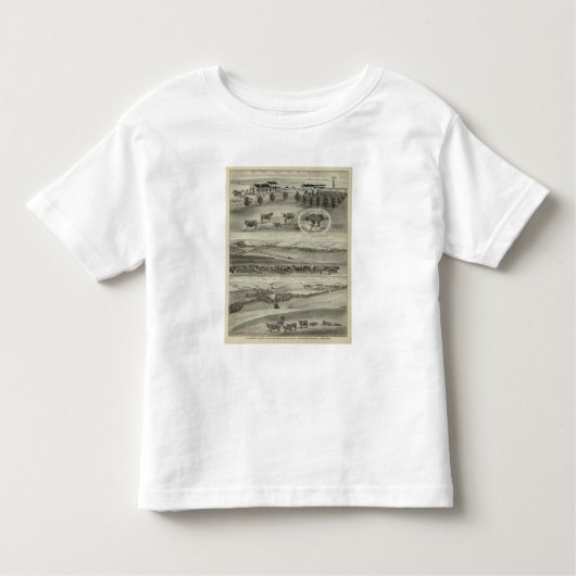 Berry Ranch, Chase en Morris County, Kansas Kinder Shirts (Voorkant)