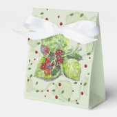 Berry Red en zwarte bramen Bedankdoosjes (Voorkant Zijde)