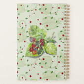 Berry Red en zwarte bramen Planner (Achterkant)
