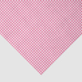 Berry roze gekleurde Gingham check patroon Tissuepapier (Detail)