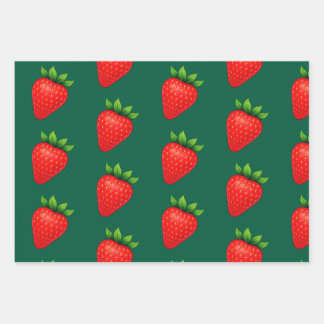 Berry Sassy™ Aardbei Inpakpapier – Junie Fer Vel
